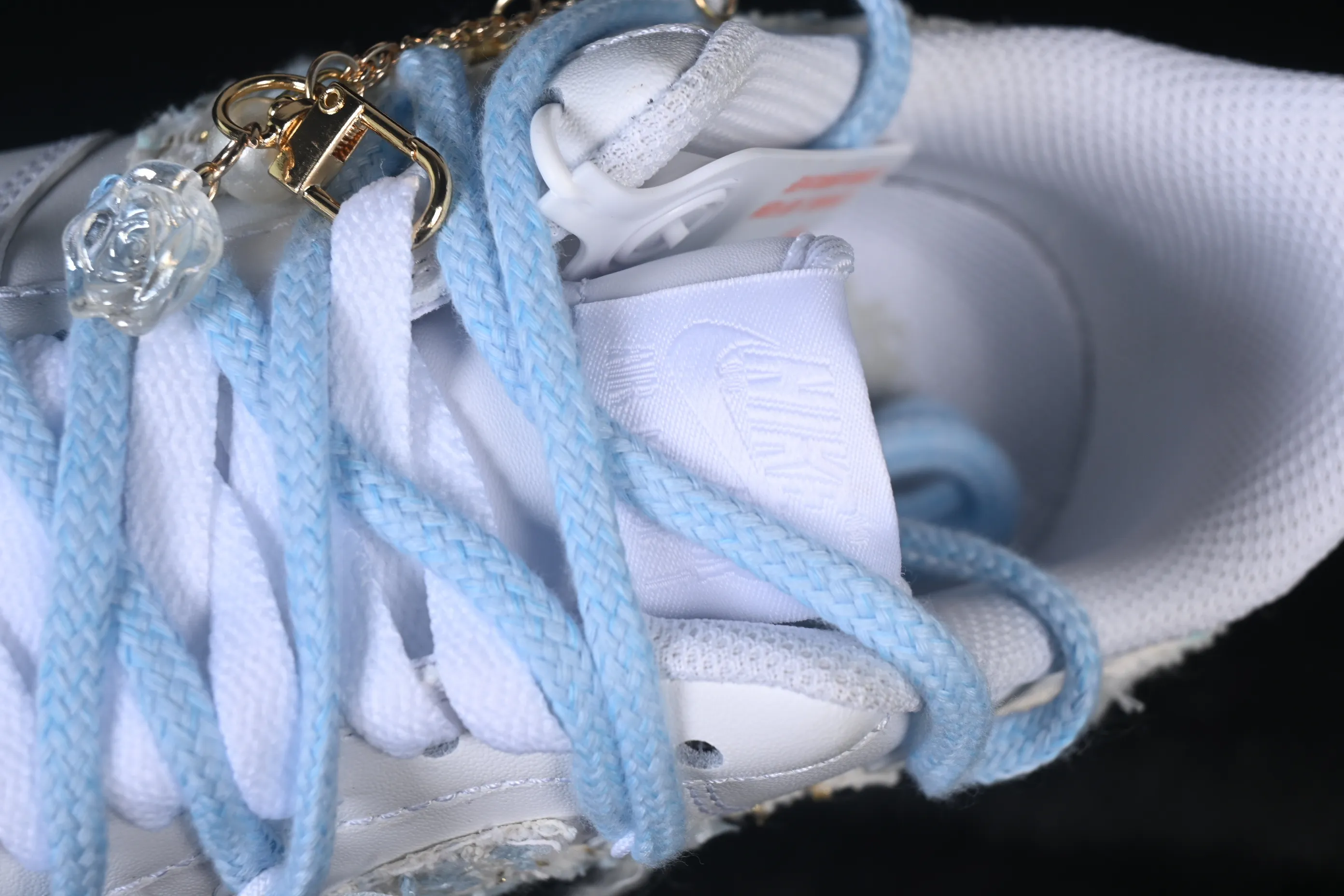All categories Nk Air Force 1 Air Force series Nk Air Force 1 Low Air Force low-top Nike Air Force 1'07 Low milk blue weaving Air Force 1 low-top casual sneakers DC9999-223